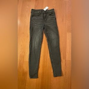 American Eagle Next Level Gray Skinny Jeans